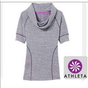 Purple Athleta Short sleeve sweatshirt Medium